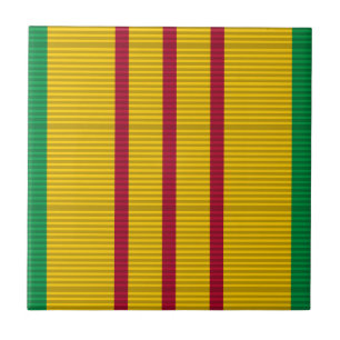 Vietnam Service Medal ribbon Tile