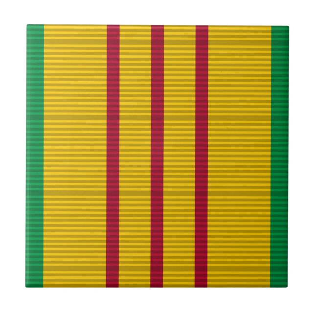 Vietnam Service Medal ribbon Tile (Front)