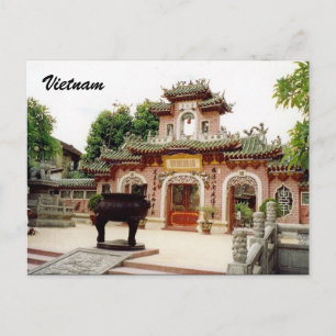 vietnam shrine gate postcard