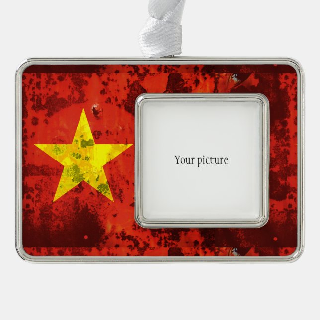 Vietnam Silver Plated Framed Ornament (Front)