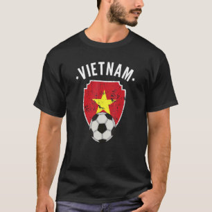 Vietnam Soccer Vietnam Flag Football Vietnamese Pr T-Shirt