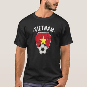 Vietnam Soccer Vietnam Flag Football Vietnamese Pr T-Shirt