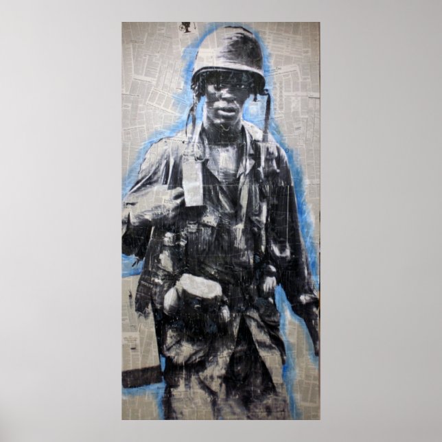 Vietnam Soldier Poster (Front)