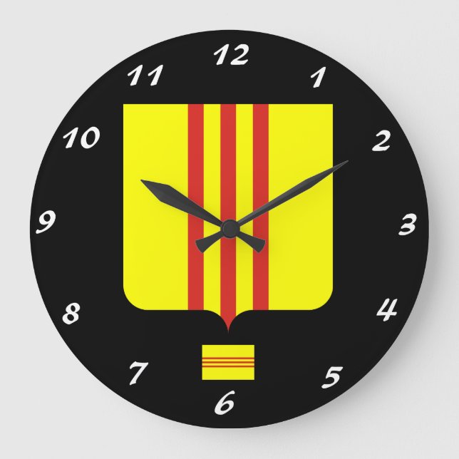 VIETNAM, South Vietnam Custom Wall Clock (Front)
