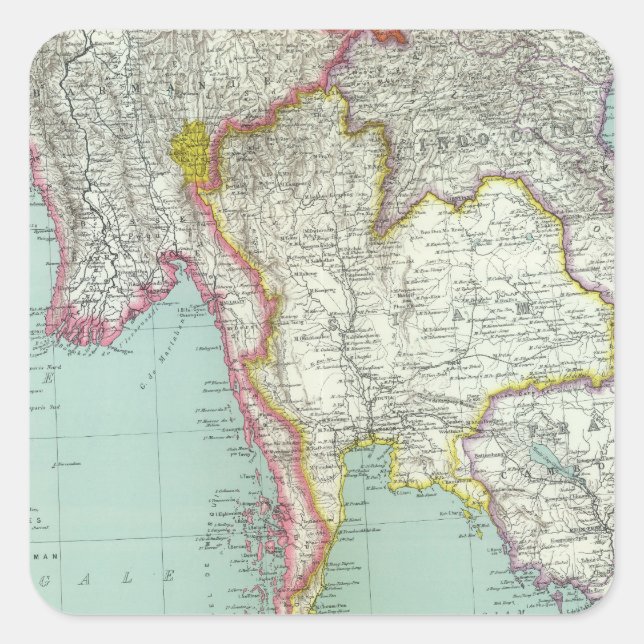 Vietnam Square Sticker (Front)