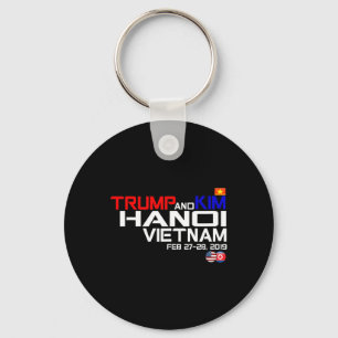 Vietnam Suummit Kim And Trump T Shirt Key Ring
