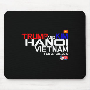 Vietnam Suummit Kim And Trump T Shirt Mouse Pad