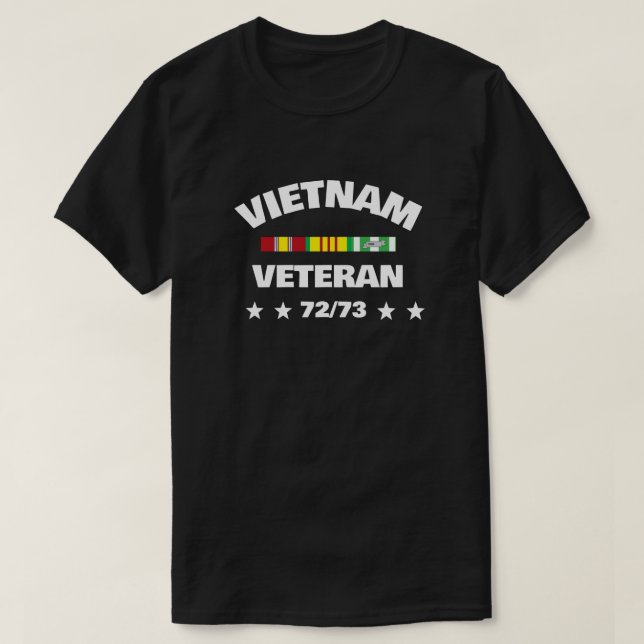 VIETNAM TOUR OF DUTY 72-73 T-Shirt (Design Front)