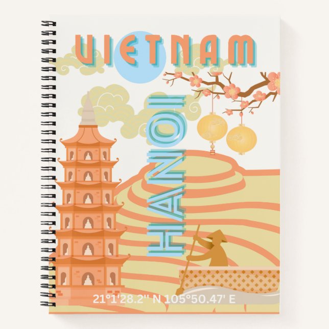 Vietnam Travel Art Notebook (Front)