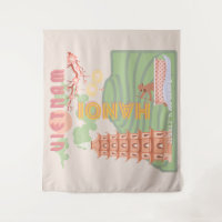 Vietnam Travel Art, Vintage