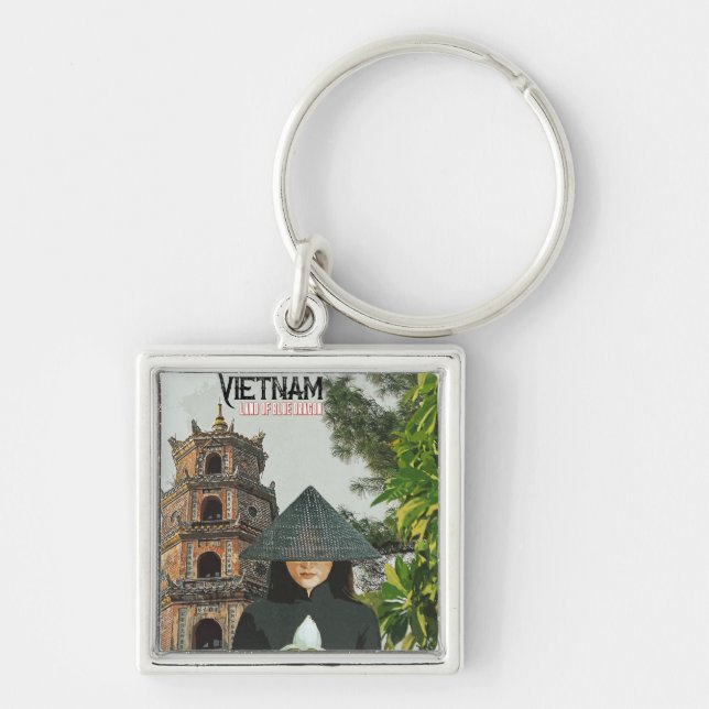 Vietnam Travel Vacation   Key Ring (Front)