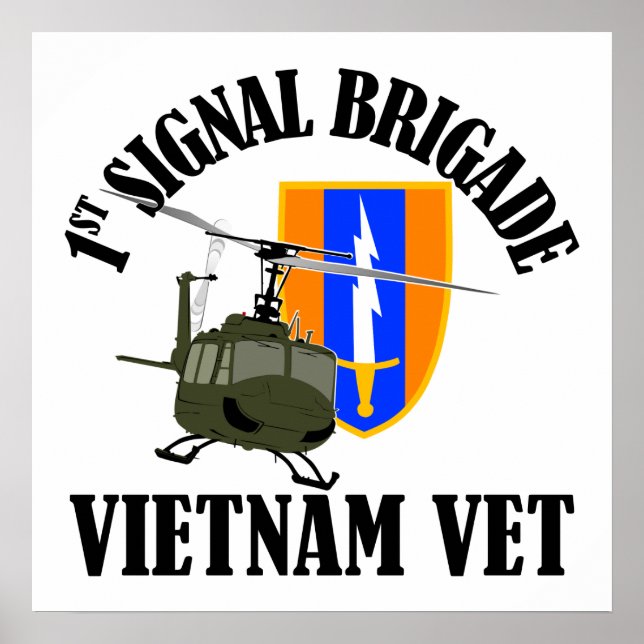 Vietnam Vet - 1st Sig Bde Poster (Front)