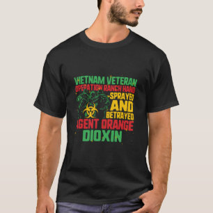 Vietnam Veteran And Orange Agent Survivor Veterans T-Shirt