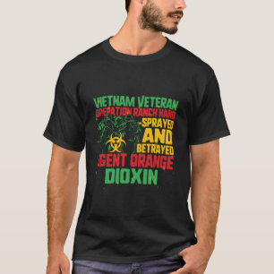 Vietnam Veteran And Orange Agent Survivor Veterans T-Shirt