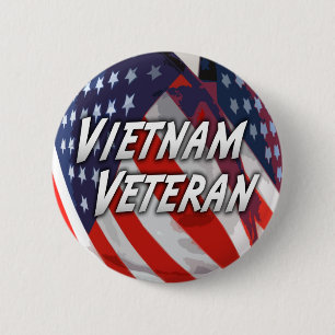 Vietnam Veteran Button