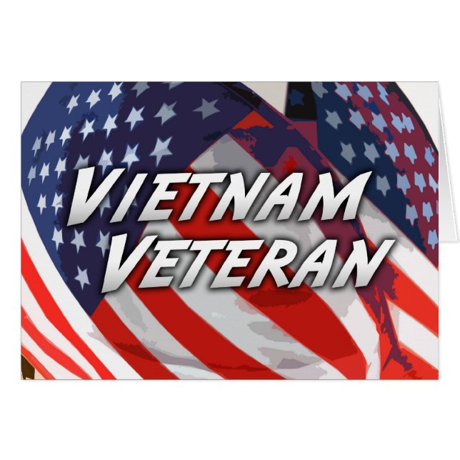 Vietnam Veteran Card (Front Horizontal)