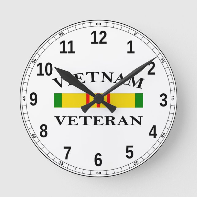 Vietnam Veteran Clock (Front)