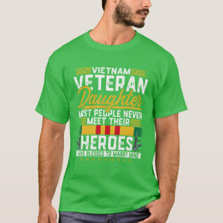 Vietnam Veteran Daughter Most People vintage T-Shirt