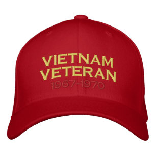 Vietnam Veteran Embroidered Hat