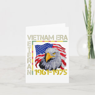 Vietnam Veteran Era 1961 1975 Memorial Flag Americ Card