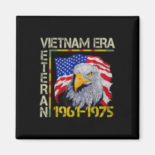 Vietnam Veteran Era 1961 1975 Memorial Flag Magnet