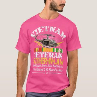 Vietnam Veteran FatherInLaw  Raised By My Hero Mil T-Shirt