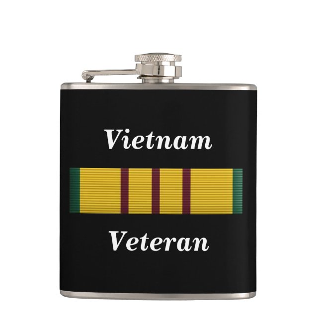 Vietnam Veteran - flask (Front)