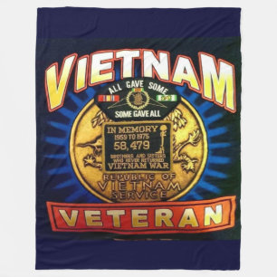 VIETNAM VETERAN FLEECE BLANKET