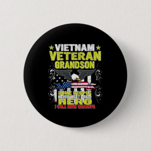 vietnam veteran grandson 6 cm round badge