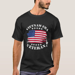 Vietnam Veteran I Vietnam Era USA Flag Gift T Shir T-Shirt