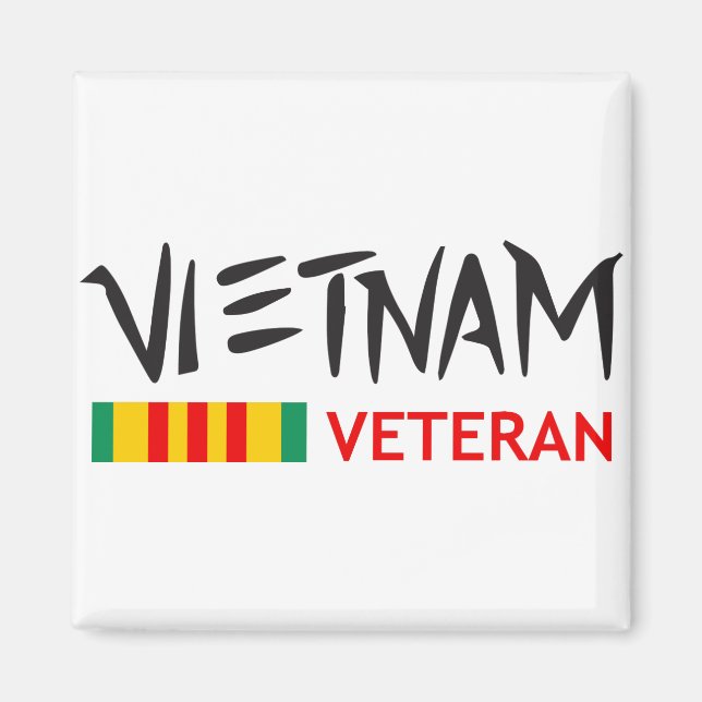 Vietnam Veteran Magnet (Front)