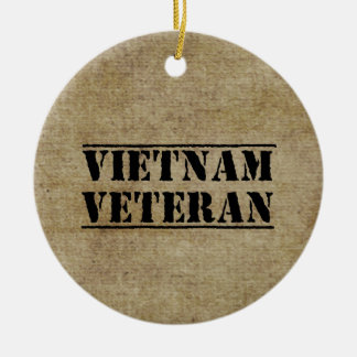 Vietnam Veteran Military Ceramic Tree Decoration