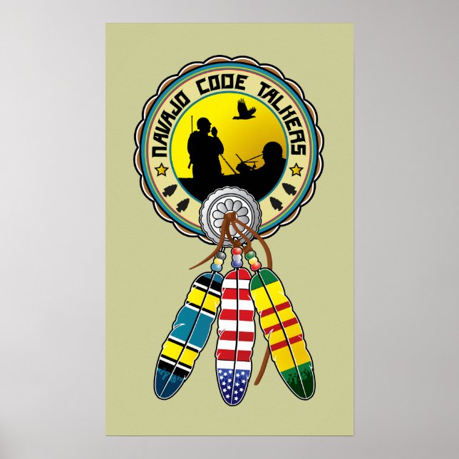 Vietnam Veteran - Native American Code Talkers Poster (Front)