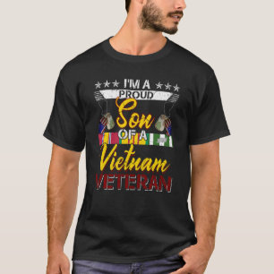 Vietnam Veteran Proud Son Tees Men Boys