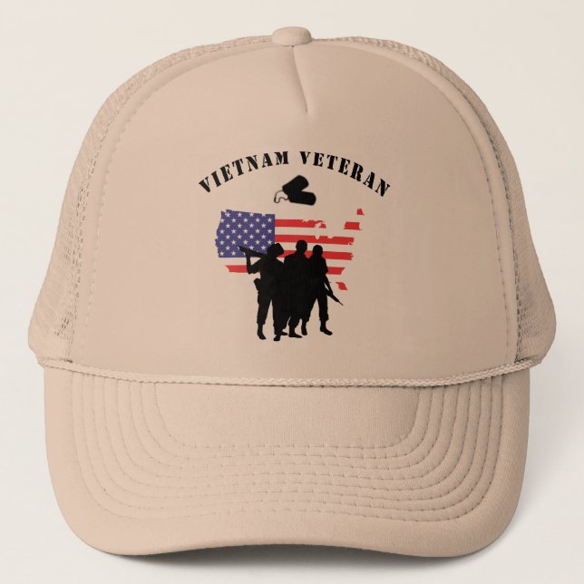 Vietnam Veteran Trucker Hat (Front)