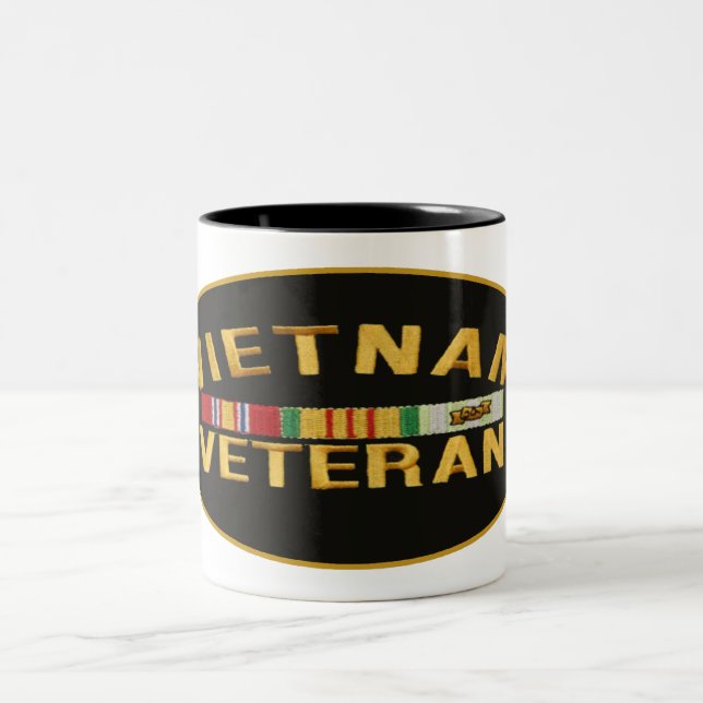 Vietnam Veteran Two-Tone Coffee Mug (Center)