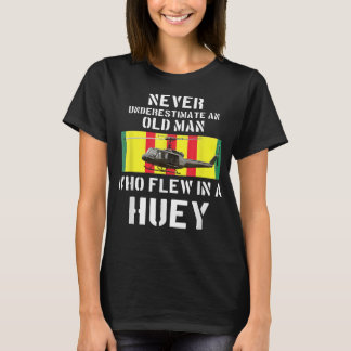 Vietnam Veteran Vet T shirt Uh-1 Huey Helicopter 