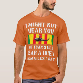 Vietnam Veteran Vietnam Veteran Huey Helicopter Ri T-Shirt