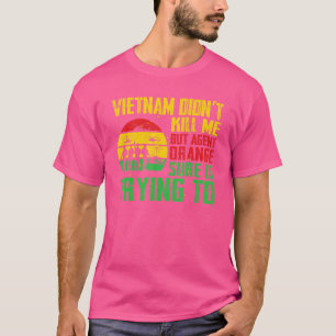 Vietnam Veterans Day Orange Agent Victims Retired T-Shirt