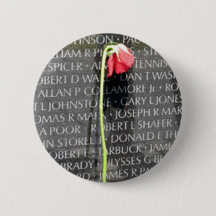 vietnam veterans memorial 6 cm round badge
