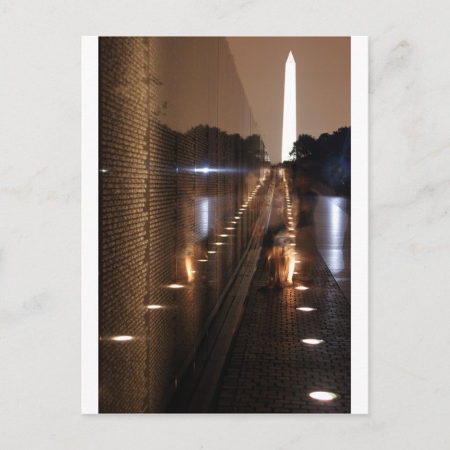 Vietnam Veterans Memorial Wall Photo Postcard (Front)