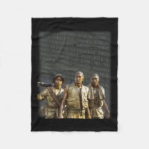 Vietnam Veterans Memorial Wall, Washington  Fleece Blanket