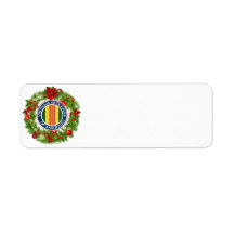 Vietnam Veterans of America Christmas Wreath Label