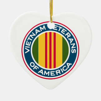 Vietnam Veterans of America Logo Ceramic Tree Decoration