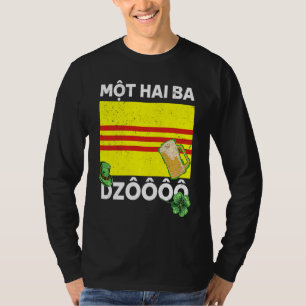 Vietnam Viet St Patricks Day Mot Hai Ba Dzo Cheers T-Shirt