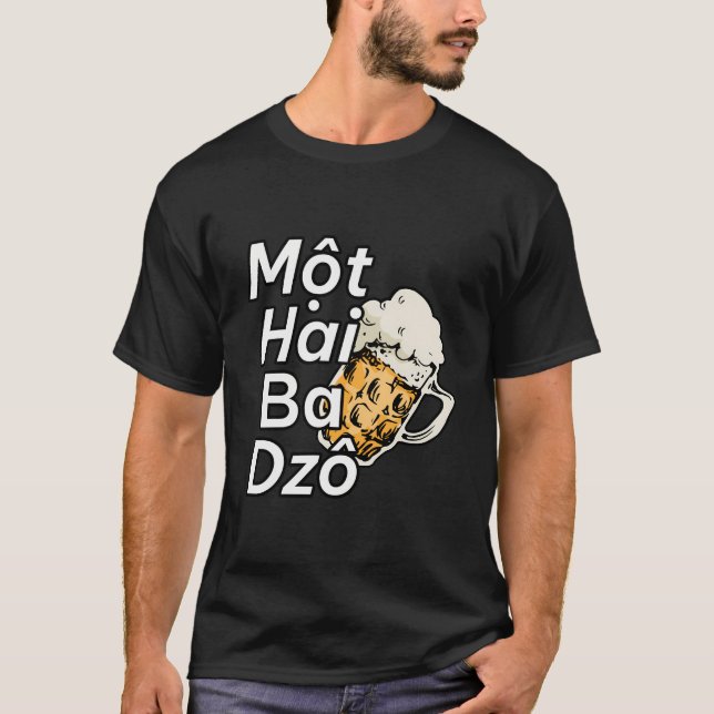 Vietnam Viet Vietnamese Mot Hai Ba Dzo One Two Thr T-Shirt (Front)