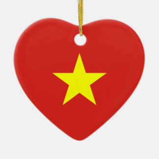 Vietnam – Vietnamese Flag Ceramic Tree Decoration