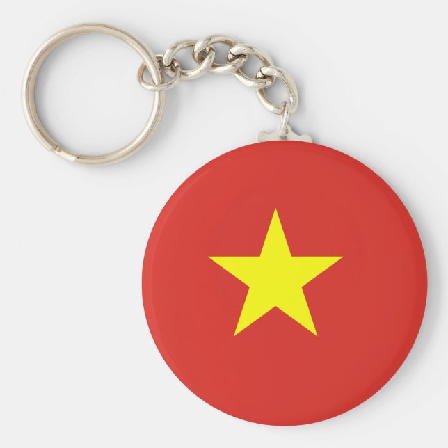 Vietnam (Vietnamese) Flag Key Ring (Front)