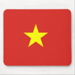 Vietnam (Vietnamese) Flag Mouse Pad<br><div class="desc">Customisable World Flag Products - Please feel free to add your own text.</div>