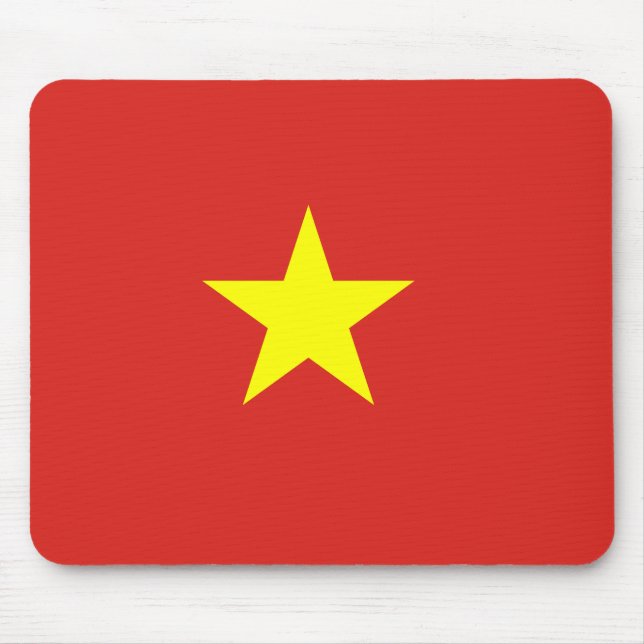 Vietnam (Vietnamese) Flag Mouse Pad (Front)